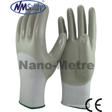 Nmsafety Guante de seguridad Nitirle resistente al aceite, recubierto de 3/4